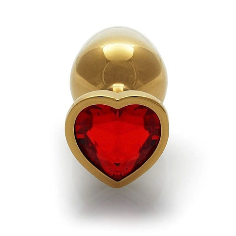 OUCH! Heart Gem Butt Plug - Small by Shots Toys - Butt Plugs
