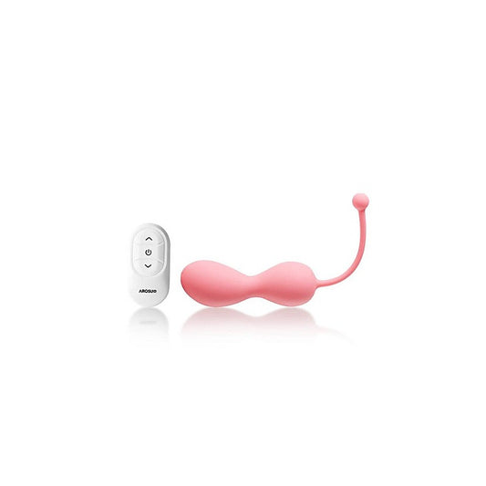 Arosum Come Hither Kegelator Duo Vaginal Balls Stimulator With Remote Control - Love Eggs and Kegel Exercisers