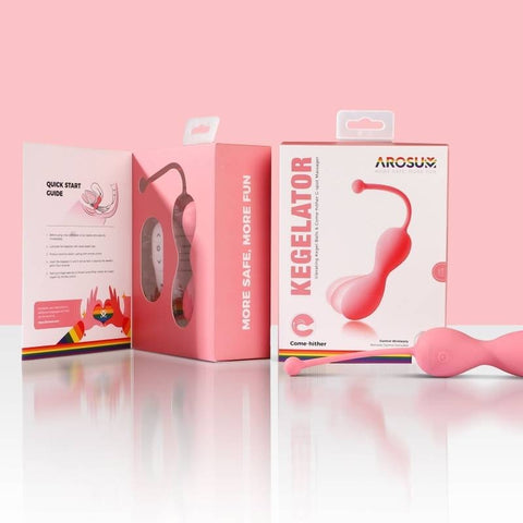 Kegelator Duo Vaginal Balls Stimulator by Arosum - Love Eggs and Kegel Exercisers