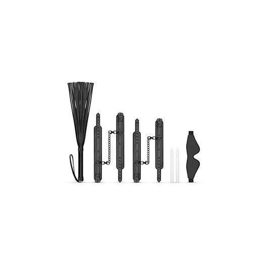 Bedroom Fantasies Kinky Bondage Set 5 Piece Black - Bondage Kits