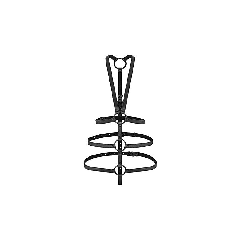 Premium Vera Bondage Play Harness by Easytoys - Cuffs And Restraints