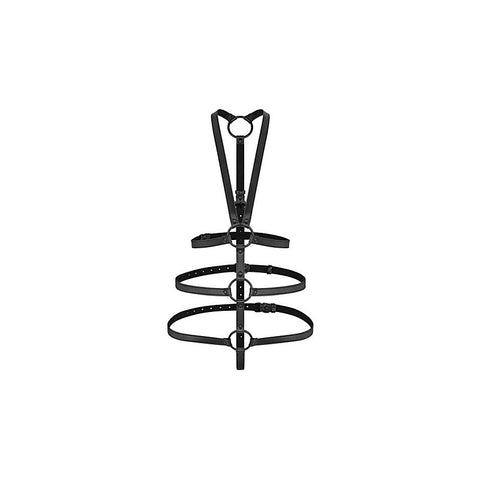Premium Vera Bondage Play Harness by Easytoys - Cuffs And Restraints