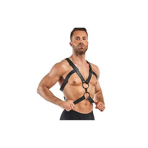 Premium Rocco BDSM Play Harness by Easytoys - Cuffs And Restraints