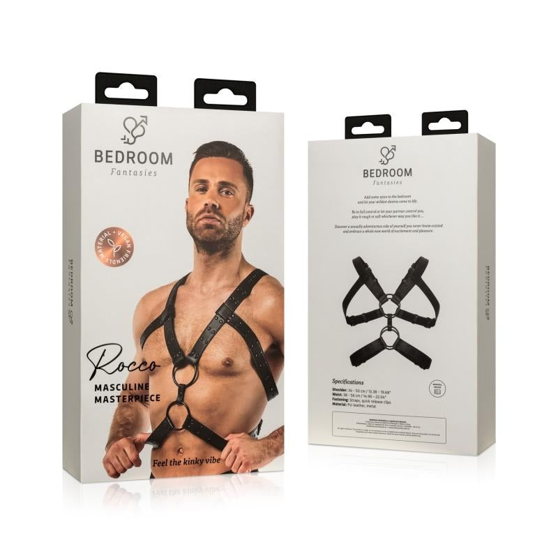 Rocco Bondage Harness by Easytoys - Cuffs And Restraints