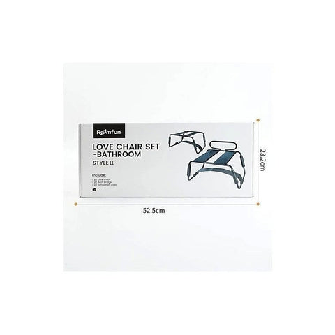 Daytona Sex Chair With Adjustable Height & Arch Bridge Black - Sex Furniture