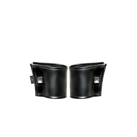 Mens Wrist Wallet Pair With Hidden Zipper by Noir Handmade - His Fetish