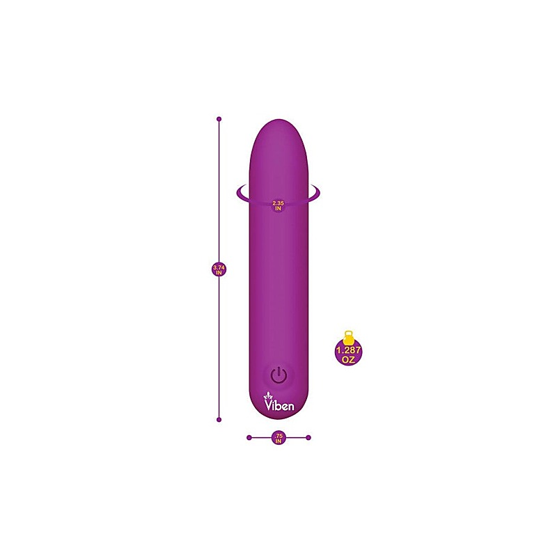 Bombshell Mighty Bullet Vibrator by Viben - Bullet Vibrators