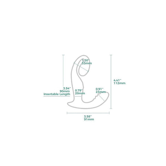 Arosum LushVibe Wearable Sprout Shaped Unisex G Spot Vibrator - G-Spot Vibrators