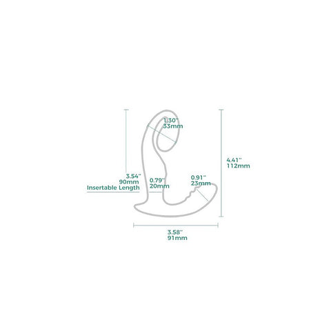 LushVibe Wearable Sprout Shaped Vibrator by Arosum - G-Spot Vibrators