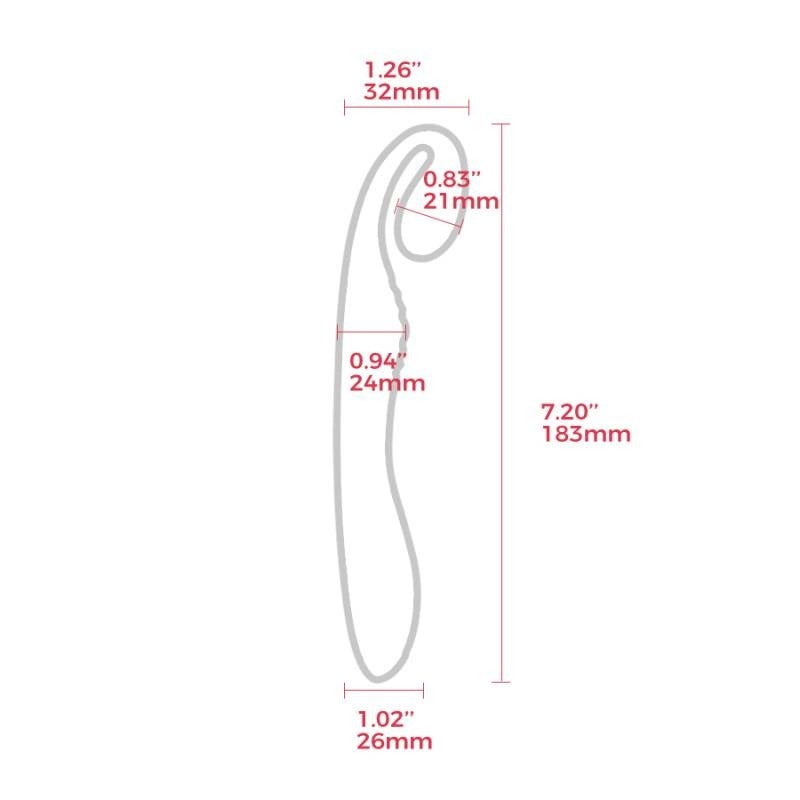 G Snuggle Ultrasoft Sprout Shaped Vibrator by Arosum - G-Spot Vibrators