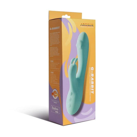 G Rabbit Rotating G Spot & Clitoral Vibrator By Arosum - Rabbit Vibrators
