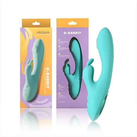 G Rabbit Rotating G Spot & Clitoral Vibrator By Arosum - Rabbit Vibrators