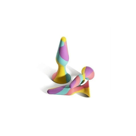 Arosum TriPlugs Silicone Anal Training Kit 3 Piece