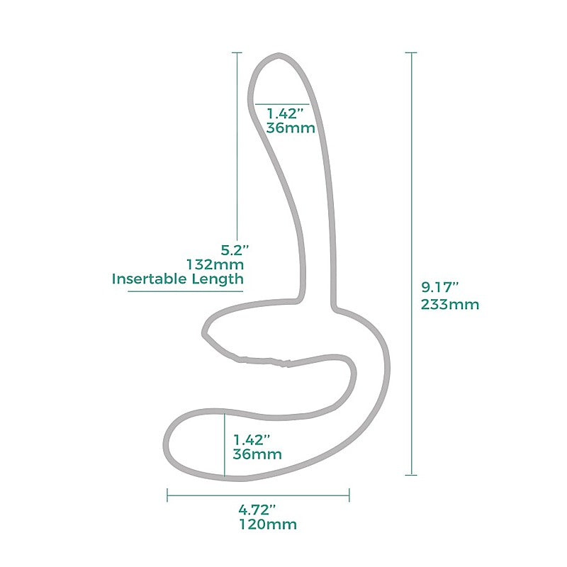Sapphi Detachable Strapless Strap On Double Vibrator - Strap On Sextoys