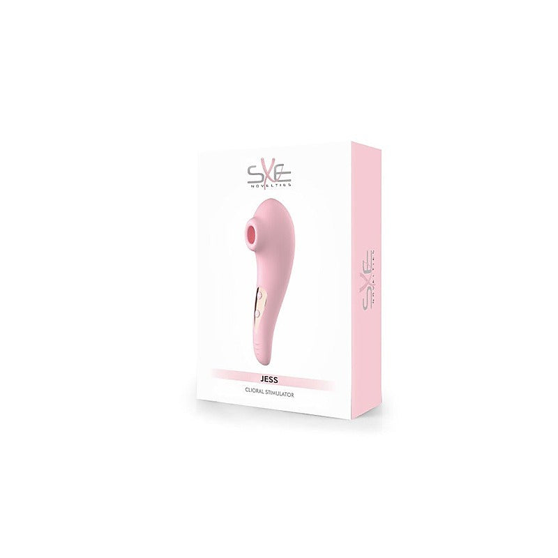 SXE Jess Vibrating and Sucking Air Pulse Clitoral Stimulator - Clit Ticklers and Pulsators