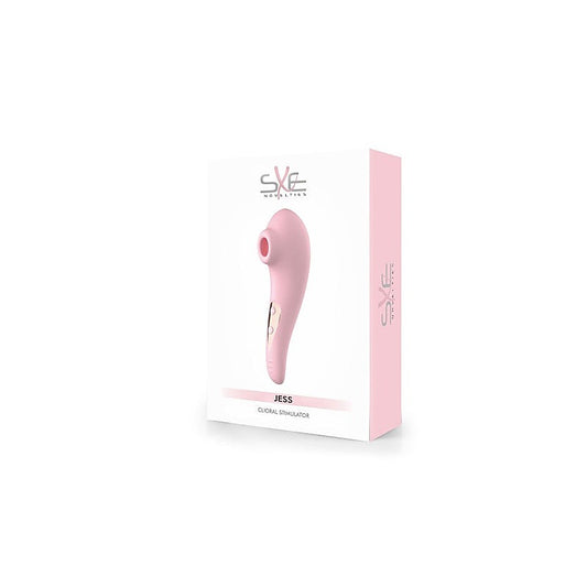 SXE Jess Vibrating and Sucking Air Pulse Clitoral Stimulator - Clit Ticklers and Pulsators