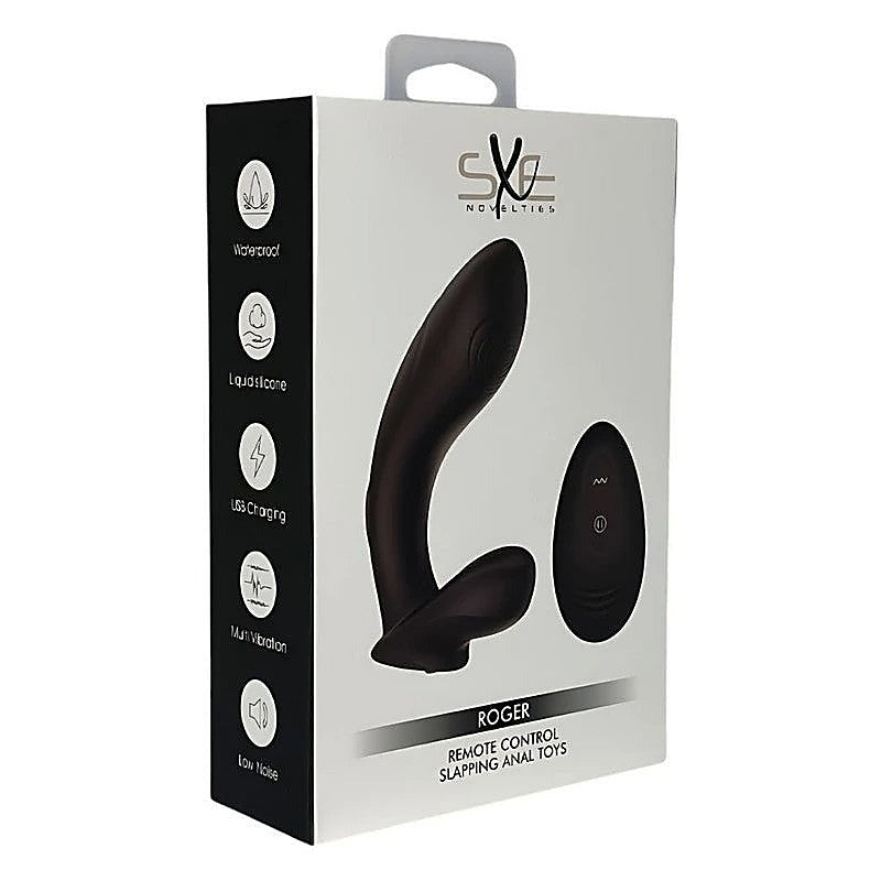 SXE Roger Remote Control Vibrating & Slapping Prostate Massager - Prostate Toys