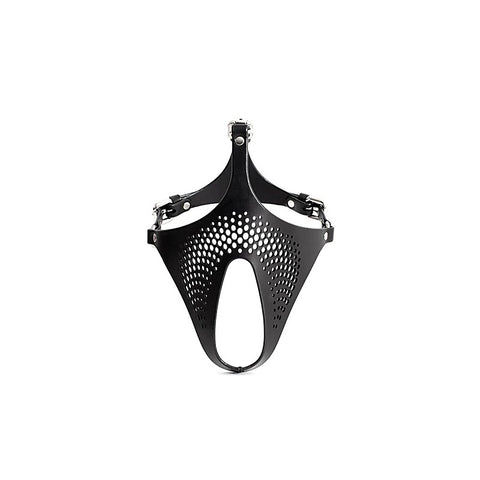 Daytona Ex Machina Genuine BDSM Play Leather Mask - Masks And Blindfolds