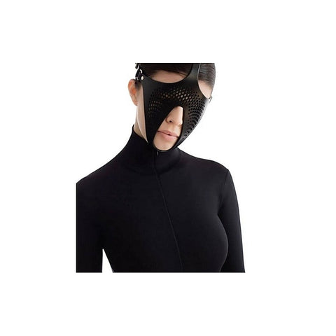Daytona Ex Machina Genuine BDSM Play Leather Mask - Masks And Blindfolds