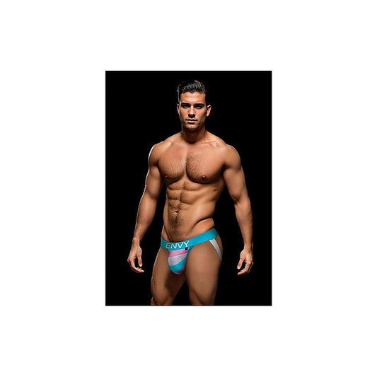 Envy Rainbow Pride Mens Jock Blue - Jocks and G-Strings