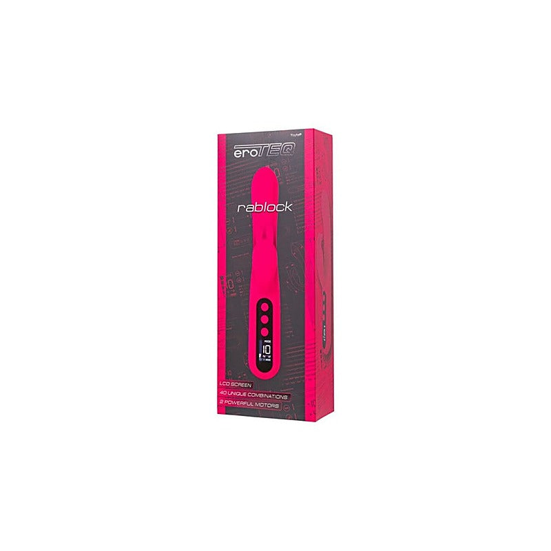 EroTeq G Spot Rablock Multi Function Rabbit Vibrator Pink - Rabbit Vibrators