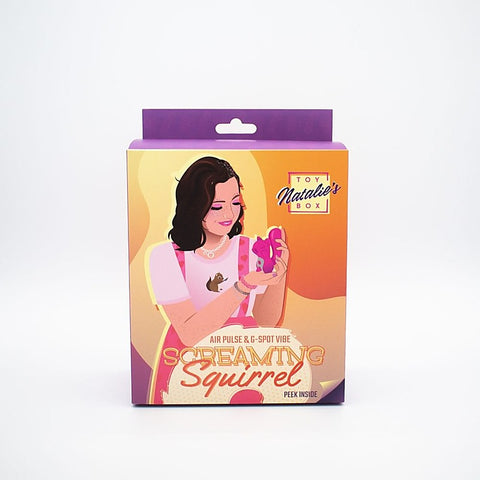 Screaming Squirrel Air Pulse & G-Spot Vibrator - Clit Ticklers and Pulsators