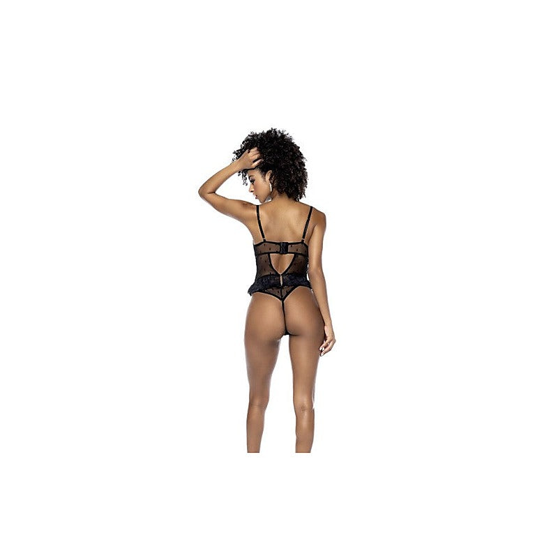 Sexy Bodysuit With Lace Ruffles by Mapale - Teddies and Bodysuits