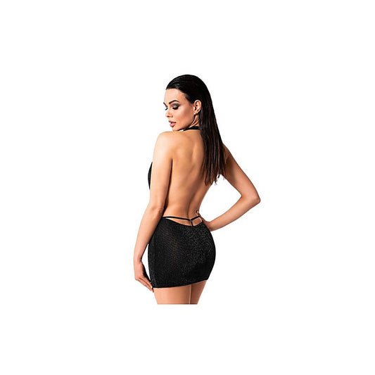 Noir Handmade Luminara Mini Sexy Dress - Her Fetish