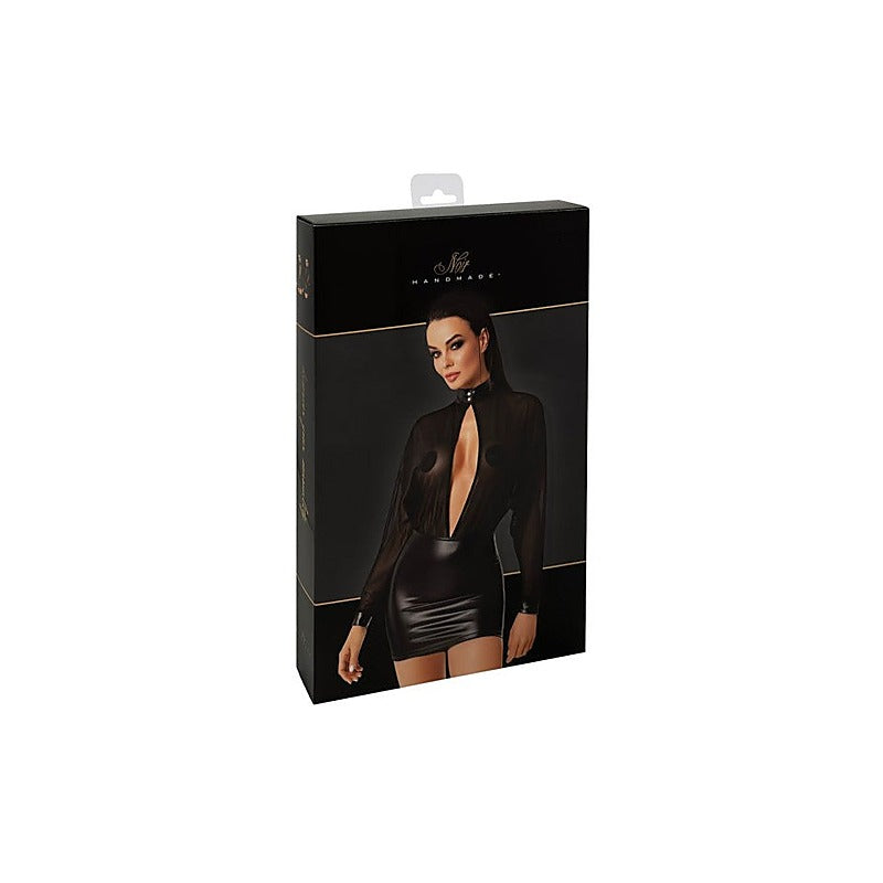 Noir Handmade Opium Womens Sexy Mini Dress - Her Fetish