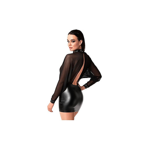Noir Handmade Opium Womens Sexy Mini Dress - Her Fetish