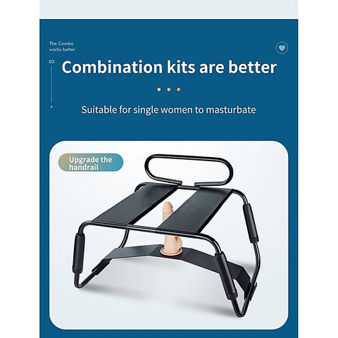 Sex Chair Adjustable Height w/ Handle and Arch Bridge Sex - Sex Furniture