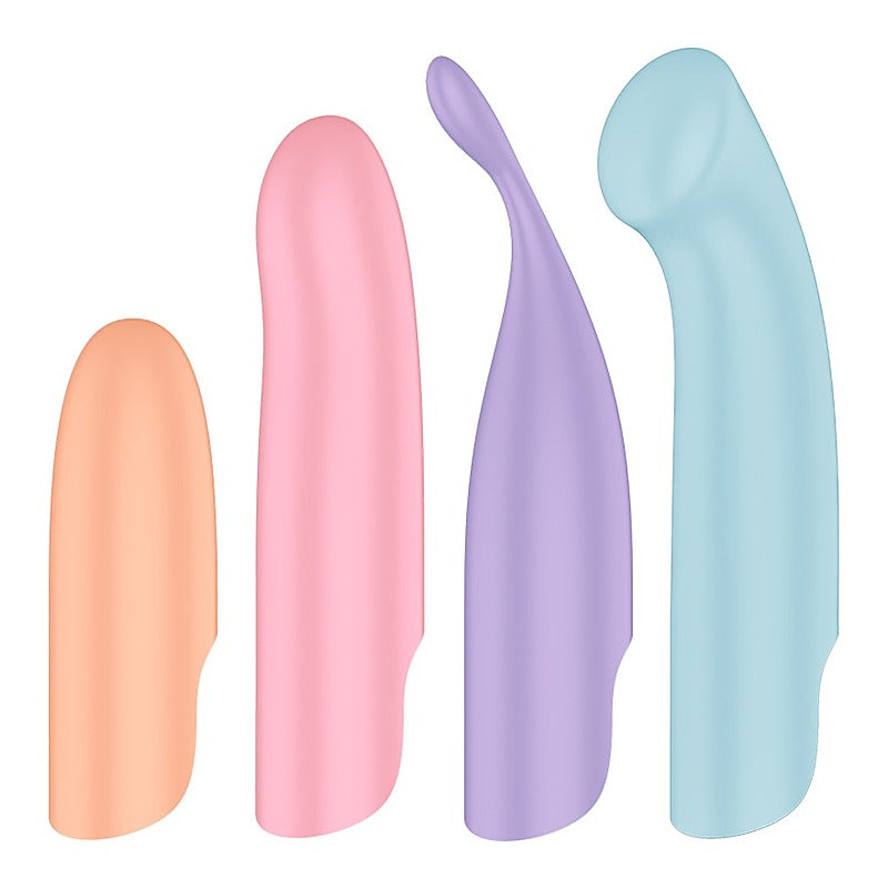Playful Four Interchangeable G Spot Vibrator by Satisfyer - G-Spot Vibrators