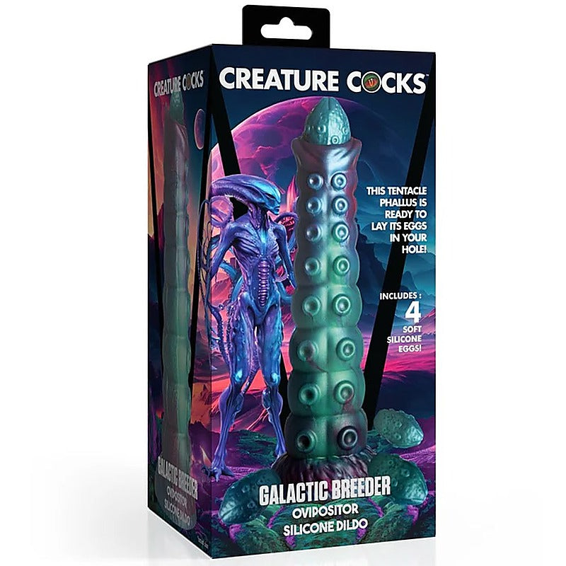 Galactic Breeder Ovipositor Silicone Dildo by XR Brands - Realistic Dildos