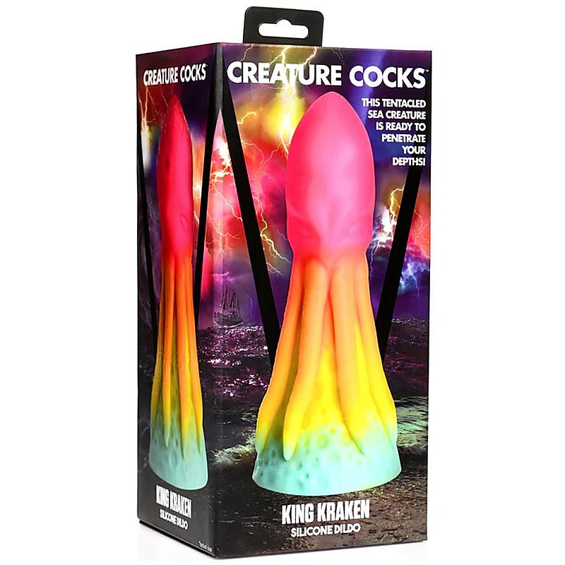 Creature Cocks King Kraken Silicone Dildo by XR Brands - Realistic Dildos