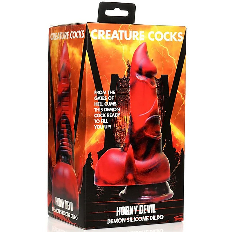 Creature Cocks Horny Devil Demon Silicone Dildo - Realistic Dildos