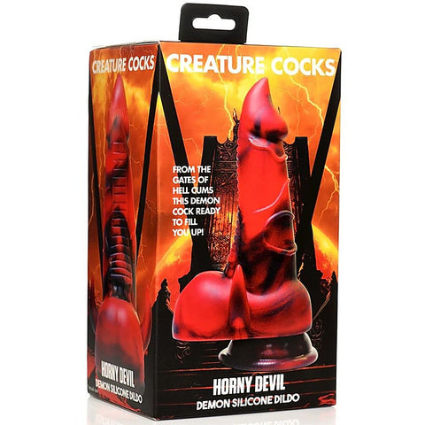 Creature Cocks Horny Devil Demon Silicone Dildo - Realistic Dildos