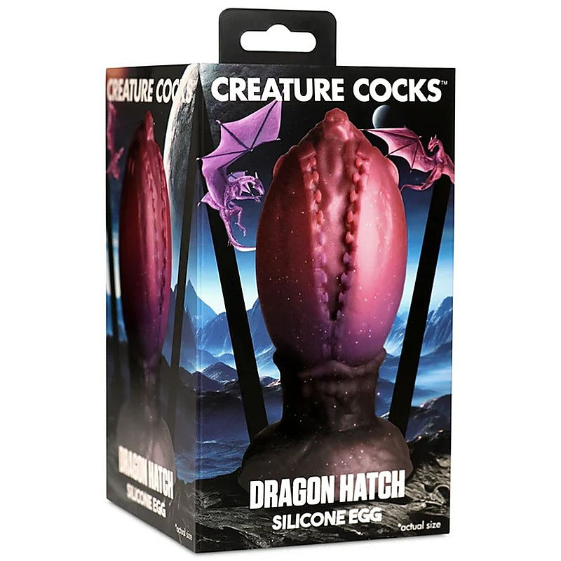 Creature Cocks Dragon Hatch Silicone Egg by XR Brands - Realistic Dildos
