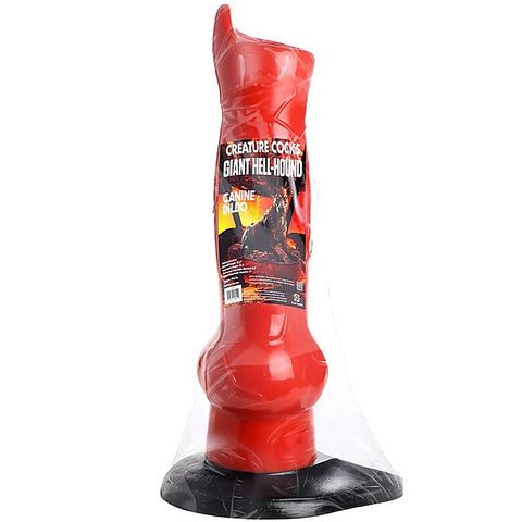 Giant 1 Meter Tall Hell-Hound Canine Dildo by XR Brands - Realistic Dildos