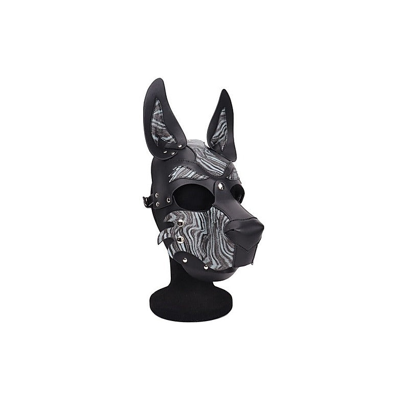 Daytona BDSM Play Dog/Pup Bondage Hood Pink - Bondage Hoods