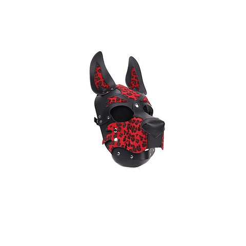 Daytona BDSM Play Dog/Pup Bondage Hood Pink - Bondage Hoods