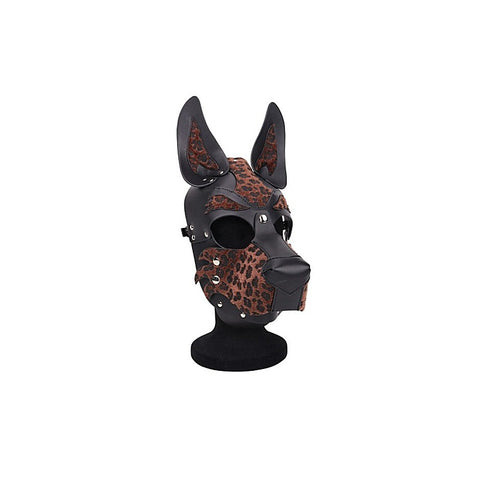 Daytona BDSM Play Dog/Pup Bondage Hood Pink - Bondage Hoods