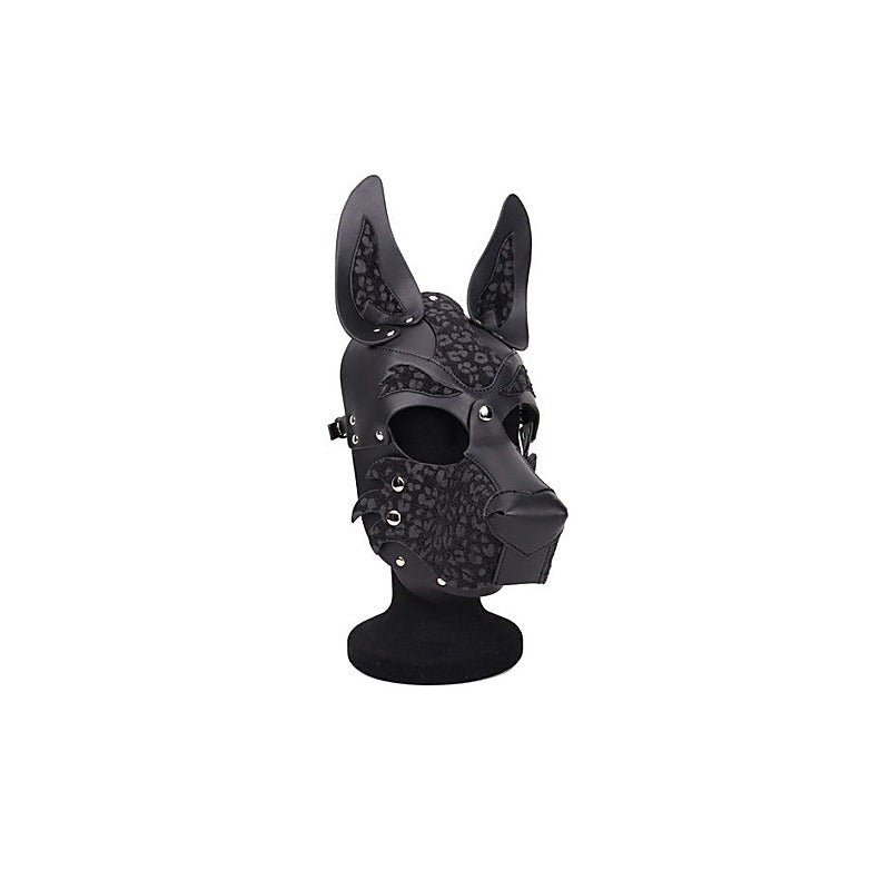 Daytona BDSM Play Dog/Pup Bondage Hood Pink - Bondage Hoods