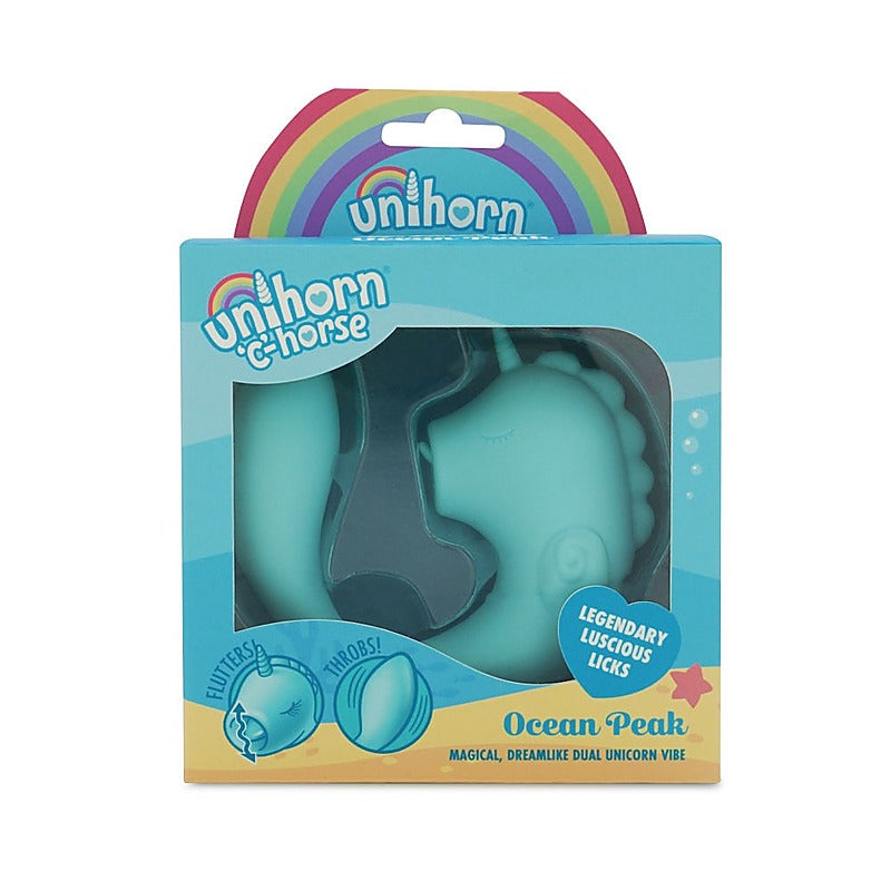 C Horse Ocean Peak Clit Vibrator by Unihorn - Clit Ticklers and Pulsators