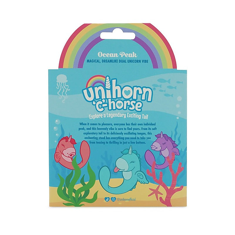 C Horse Ocean Peak Clit Vibrator by Unihorn - Clit Ticklers and Pulsators