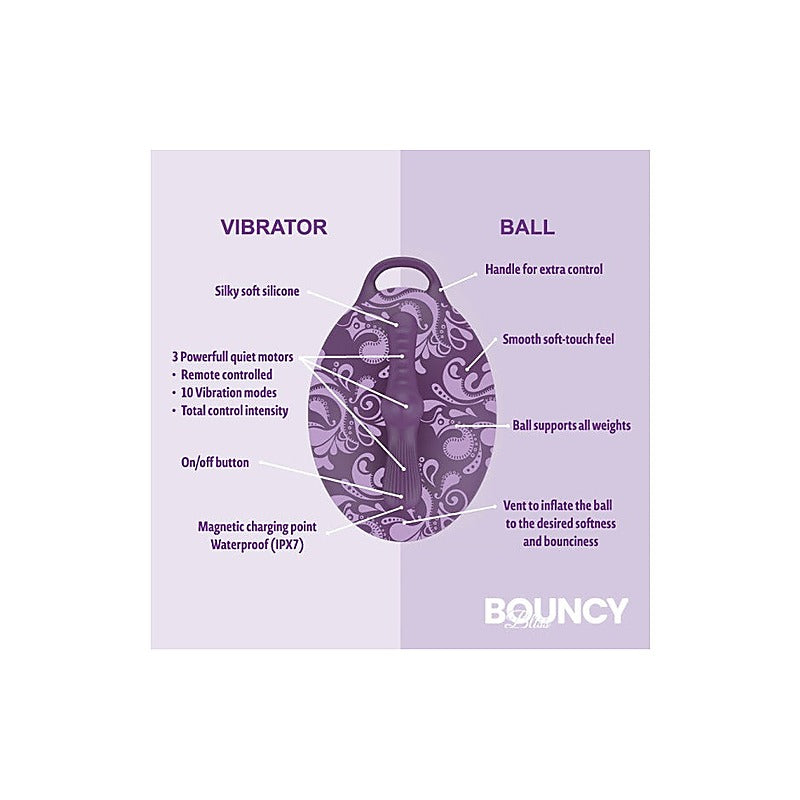 Classic Inflatable Sit-On Massager Vibrator by Bouncy Bliss - Inflatable Dildos and Vibrators