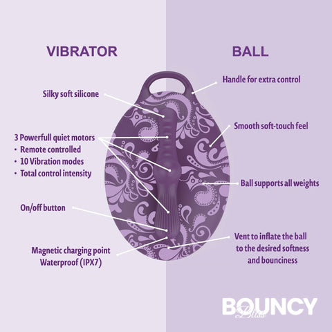Flow Inflatable Sit-On Massager by Bouncy Bliss - Inflatable Dildos and Vibrators