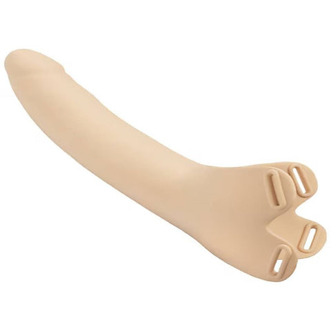 Accommodator Strap-On Silicone Dong by California Exotics - Strap On Sextoys