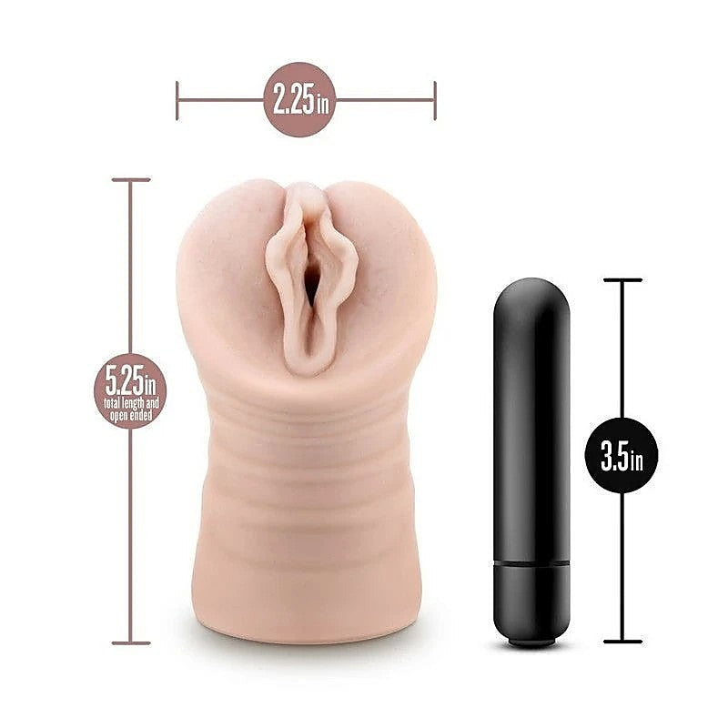 EnLust Destini Vibrating Stroker by Blush Novelties - Masturbators and Strokers