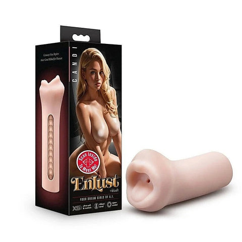 Blush EnLust Candi Oral Sex Mens Stroker - Masturbators and Strokers