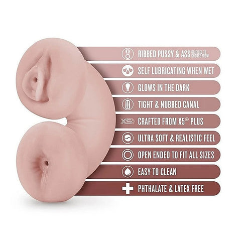 EnLust Tasha Dual Ended Male Stroker by Blush Novelties - Masturbators and Strokers